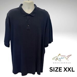 Greg Norman Collection Men's Black Polo Shirt - XXL
